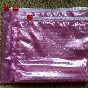 Set of 3 different sized BN Glossier Make up Bags!